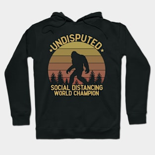 Undisputed Social Distancing World Champion Vintage Hoodie